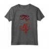 Official House of Vecna Poster T-Shirt - HapTiger 4 Logo - Hawkins Upside Down Apparel - Licensed Stranger Things Merch