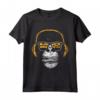Scimmia con cuffie DJ e occhiali da sole - T-shirt divertente per amanti della musica e della discoteca - Idea regalo originale