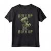 HapTiger The Incredible Hulk Tough Hulk Up Bulk Up Badge Maglietta - Official Marvel Apparel 15MARV799W