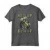 HapTiger The Incredible Hulk Tough Hulk Up Bulk Up Badge Maglietta - Official Marvel Apparel 15MARV799W