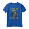 HapTiger The Incredible Hulk Tough Hulk Up Bulk Up Badge Maglietta - Official Marvel Apparel 15MARV799W
