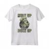 HapTiger The Incredible Hulk Tough Hulk Up Bulk Up Badge Maglietta - Official Marvel Apparel 15MARV799W