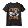 Divertente Motos 2 Ruote Muovono L'anima Motociclista Maglietta - Design Unico per Veri Appassionati - Idea Regalo per Uomini e Donne