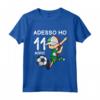 Maglia Italia Bambino 11 anni Maschio - Maglietta Calcio Azzurro - Ideale per Regalo di Compleanno