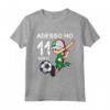 Maglia Italia Bambino 11 anni Maschio - Maglietta Calcio Azzurro - Ideale per Regalo di Compleanno