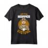 HapTiger Halloween This Is My Hopper Costume Maglietta - Officially Licensed Apparel for Men Women Boys Girls - Hawkins Upside Down Seasonal Spooky Festive Tee