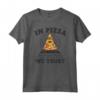 In Pizza we trust Illuminati Piramide Pizza Maglietta - Ideale come Regalo per gli Amanti della Pizza - Acquista online