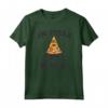In Pizza we trust Illuminati Piramide Pizza Maglietta - Ideale come Regalo per gli Amanti della Pizza - Acquista online
