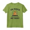 In Pizza we trust Illuminati Piramide Pizza Maglietta - Ideale come Regalo per gli Amanti della Pizza - Acquista online