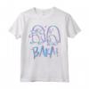 Kawaii Baka Pinguino - T-shirt Orecchini a Forma di Figlio per Otakus e Amanti di Anime e Manga - Design Vaporwave Aesthetic con Testo Giapponese - Ideale per Regali Unici