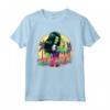 HapTiger She-Hulk Jennifer Walters Palm Tree Flex Maglietta - Official Marvel Graphic Tee Shirt for Women, Men, Boys, and Girls