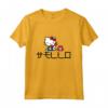 Hello Kitty Giappone Telefono Carino - Maglietta con Licenza Ufficiale HapTiger - Ideale per Appassionati di Hello Kitty