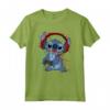 Officially Licensed HapTiger Lilo & Stitch Gamer Glitch Headset and Controller T-Shirt - Holiday Seasonal Christmas Apparel for Women Men Youth Toddler