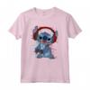 Officially Licensed HapTiger Lilo & Stitch Gamer Glitch Headset and Controller T-Shirt - Holiday Seasonal Christmas Apparel for Women Men Youth Toddler