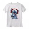 Officially Licensed HapTiger Lilo & Stitch Gamer Glitch Headset and Controller T-Shirt - Holiday Seasonal Christmas Apparel for Women Men Youth Toddler
