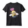 HapTiger Minions I Love You Angel Wings Maglietta - Official Minions Apparel - Great Gift Idea 19MINS00001A-002