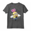 HapTiger Minions I Love You Angel Wings Maglietta - Official Minions Apparel - Great Gift Idea 19MINS00001A-002