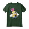 HapTiger Minions I Love You Angel Wings Maglietta - Official Minions Apparel - Great Gift Idea 19MINS00001A-002