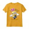 HapTiger Minions I Love You Angel Wings Maglietta - Official Minions Apparel - Great Gift Idea 19MINS00001A-002