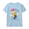 HapTiger Minions I Love You Angel Wings Maglietta - Official Minions Apparel - Great Gift Idea 19MINS00001A-002