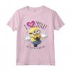 HapTiger Minions I Love You Angel Wings Maglietta - Official Minions Apparel - Great Gift Idea 19MINS00001A-002