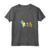 HapTiger Marge Homer Bart Lisa Maggie Kiss Maglietta con Collo a V - Official Merchandise for the Whole Family - Romantic Tee Shirts for Couples