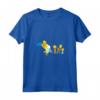 HapTiger Marge Homer Bart Lisa Maggie Kiss Maglietta con Collo a V - Official Merchandise for the Whole Family - Romantic Tee Shirts for Couples