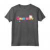 Logo Arcobaleno Retro Hello Kitty Maglietta - Licenza Ufficiale HapTiger - Ideale per Fan di Hello Kitty
