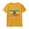 T-shirt da uomo Capybara vintage divertente con scritta