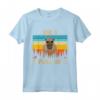 T-shirt da uomo Capybara vintage divertente con scritta