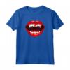 Bocca Vampiro Costume Orrore Halloween Donna Uomo Maglietta - Divertente Vestito Dracula per Carnevale - Perfetto per Halloween