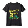 Bambino Ho 3 Anni Compleanno Ragazzi - Maglietta Trattore per Bambino Uomo Maschio Ragazzo - Idee Regalo per 3 Anniversario