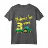 Bambino Ho 3 Anni Compleanno Ragazzi - Maglietta Trattore per Bambino Uomo Maschio Ragazzo - Idee Regalo per 3 Anniversario