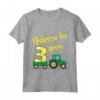 Bambino Ho 3 Anni Compleanno Ragazzi - Maglietta Trattore per Bambino Uomo Maschio Ragazzo - Idee Regalo per 3 Anniversario