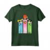 HapTiger PowerPuff Girls Tropical Flight Maglietta - Official Licensed Cartoon T-shirt BILTNR00045