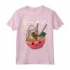 Kawaii Ciotola Ramen Chopstick Zuppa di Noodle Giapponese Maglietta - Ideale per gli Appassionati di Cibo Asiatico