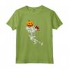 Skeleton Rugby Halloween Zucca Calcio Maglietta - Costume Scheletro per gli Amanti del Rugby a Halloween, Compleanno e Natale