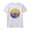 Kanagawa Japanese Vaporwave Aesthetic The Great Wave Gift Maglietta - Stylish Anime Shirt for Men, Women, Kids - Ideal for Birthday or Christmas