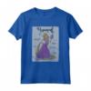 HapTiger Tangled Rapunzel Fashion Callouts Maglietta - Princess Rapunzel Tee for Girls, Boys, Women, and Men - Dreams are Calling
