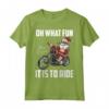 Babbo Natale Equitazione Moto Fresco Motociclista Natale Maglietta - Idea Regalo Divertente per Feste a Tema con Babbo Natale e Moto