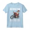 Babbo Natale Equitazione Moto Fresco Motociclista Natale Maglietta - Idea Regalo Divertente per Feste a Tema con Babbo Natale e Moto