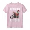 Babbo Natale Equitazione Moto Fresco Motociclista Natale Maglietta - Idea Regalo Divertente per Feste a Tema con Babbo Natale e Moto