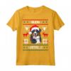 Buon Natale - Maglietta Bovaro del Bernese - Dolce Cane di Natale - Ideale Regalo per Amanti dei Cani e Proprietari - Cappello di Babbo Natale