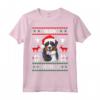 Buon Natale - Maglietta Bovaro del Bernese - Dolce Cane di Natale - Ideale Regalo per Amanti dei Cani e Proprietari - Cappello di Babbo Natale