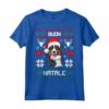 Buon Natale - Maglietta Bovaro del Bernese - Dolce Cane di Natale - Ideale Regalo per Amanti dei Cani e Proprietari - Cappello di Babbo Natale