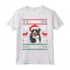 Buon Natale - Maglietta Bovaro del Bernese - Dolce Cane di Natale - Ideale Regalo per Amanti dei Cani e Proprietari - Cappello di Babbo Natale