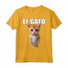 El Gato Meme Triste Gatto Pianto Munchkin Kitty - Trendy Maglietta Meme per Amanti dei Gatti - Acquista Online Outfit Divertente