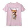 El Gato Meme Triste Gatto Pianto Munchkin Kitty - Trendy Maglietta Meme per Amanti dei Gatti - Acquista Online Outfit Divertente