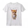 El Gato Meme Triste Gatto Pianto Munchkin Kitty - Trendy Maglietta Meme per Amanti dei Gatti - Acquista Online Outfit Divertente