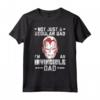 HapTiger Iron Man Festa Del Papà - Not Regular Dad Maglietta - Official Marvel Apparel for Men and Women - Unique Father's Day Gift Idea
